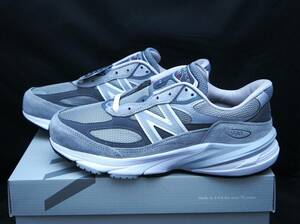 直営店限定 希少 4Eワイズ 幅広 【新品】US9 27cm new balance ニューバランス M990 GL6 グレー 国内正規品