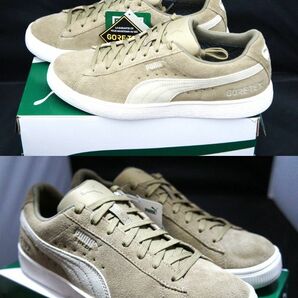 SALE！ 定価16500円【新品】 US9.5 27.5㎝ PUMA プーマ SUEDE LITE GTX スエード ライト ゴアテックス GORE-TEX ダークカーキ 国内正規品の画像5