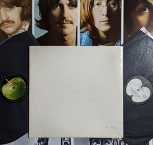 The Beatles-White Album★英Orig.2LP/マト1/ポスター&ポートレイト4枚付属完品