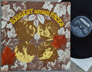 Small Faces-Biggest Small Faces★伊Immediate Orig.盤/Ronnie Lane/Steve Marriott/Mods