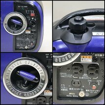 【1円】 インバーター発電機 ヤンマー G1600iS 防音 ポータブル 100V 50/60Hz レジャー YANMAR 建設機械 整備済 福岡発 売切り 中古 1250_画像3