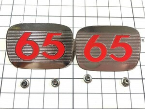 ホンダ エンブレム サイドカバー C65 S65 CS65 旧車 emblem honda sidecover cub vela_parts 0206