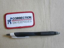 ビンテージ CORRECTION ENTERPRISES 刑務所 受刑者 ワッペン/パッチ 企業 USA 古着 アメリカ アメカジ カスタム キャップ ワークシャツ 184_画像5