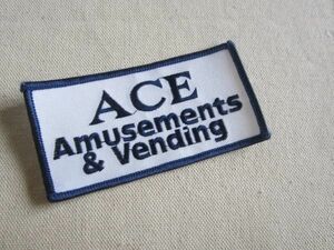 ビンテージ ACE Amusemants＆Vending ワッペン/パッチ 企業 USA 古着 アメカジ キャップ ワークシャツ 農業 230