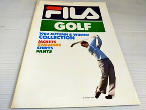 FILA GOL カタログ 1982 デサント