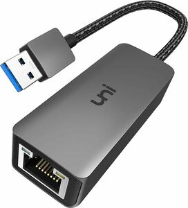 USB LAN 変換アダプター USB3.0 [1000Mbps高速通信]uniAccessories 有線LANアダプター/382