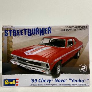 未組立 Revell 1/25 Chevy Nova Yenko '69 レベル シェビー ノヴァ　1969 シボレー GM プラモデル アメ車 ミニカー モデルカー