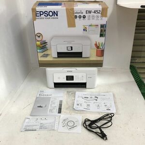 通電 箱付き EPSPON エプソン EW-452A インクジェッタープリンター 印刷 コピー