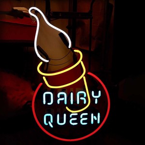 ネオンサイン 【DAIRY QUEEN】　看板　ネオン　ネオン管　BAR バー 店舗/アメリカン雑貨 世田谷ベース ガレージ