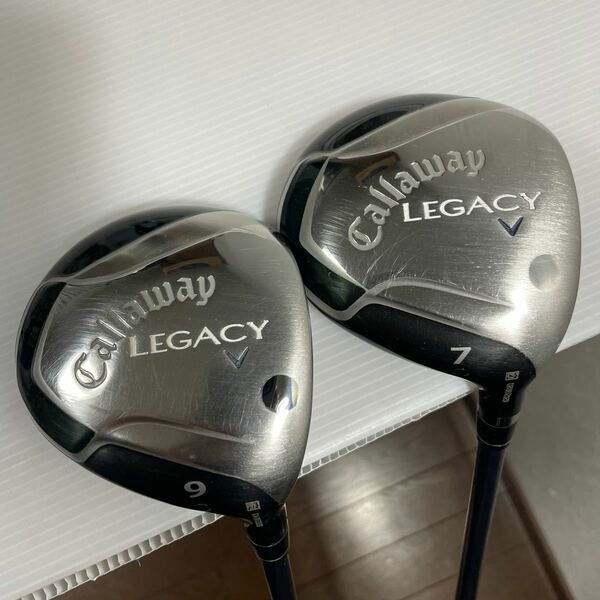 レディース用FW2本セット Callaway LEGACY 7W 9W 21° 23° SPEED AMORPHOUS Z 40w Lフレックス キャロウェイ レガシー 番1529