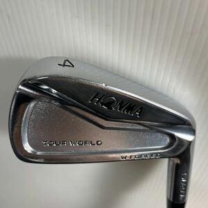 希少 単品4番アイアン HONMA TOUR WORLD TW727Vn W-FORGED #4 24° KBS TOUR C-TAPER 120 Sフレックス ホンマ ツアーワールド 本間　番1654