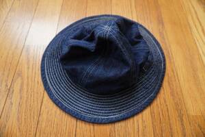 米軍★M-37 デニムハット Denim Hat アーミーハット 希少サイズ L (7 1/2) TCB jeans★実物 放出 デッドストック