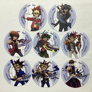 ☆1円～　KC STORE × アトレ秋葉原　遊戯王　コースター　8種 まとめて　武藤遊戯 闇遊戯 瀬戸海馬 不動遊星 遊城十代 榊遊矢 王道遊我 等