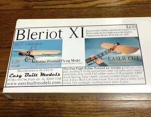 [ rubber power machine ]Easy Built company manufactured BLERIOT X-1(L/C specification )( wing length :16.5~=419mm)*** remainder 1