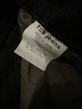 TCB jeans S40´S 大戦モデル ジャケット ブラックデニム 上下セット 新品未使用品 tcbジーンズ 希少 完売品_画像8