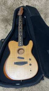 American Acoustasonic Telecaster Natural オリジナルケース付