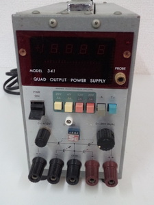 SHOWA　ELECTRONICS　MODEL　341　QUAD OUTPUT　POWER　SUPPLY　ジャンク