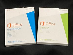 Microsoft Office Home & Business / Personal 2013 for Windows 2本セット 中古 完全ジャンク