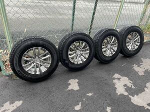 ハイエース 195/80R15 ブリザックvl10 22年42週　ウェッズ　4ヶ月3000km使用美品