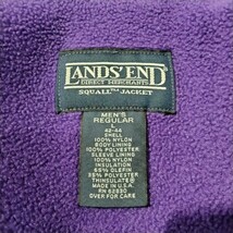 LANDS' END スコール ジャケット ランズエンド　squall jacket　90年代 アメリカ製　グリーン　パープル　シンサレート　thinsulate 中綿 _画像6