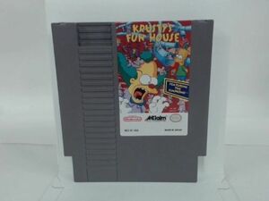 海外限定版 海外版 ファミコン クラスティーズ・ファンハウス KRUSTY'S FUN HOUSE NES