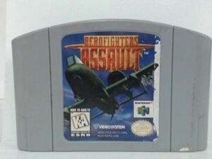 海外限定版 海外版 Nintendo 64 エアロファイターズアサルト AEROFIGHTERS ASSAULT N64