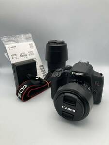 【稼働品】デジタル一眼レフカメラ　Cannon キャノン EOS Kiss X10i レンズ2点付き 付属品あり