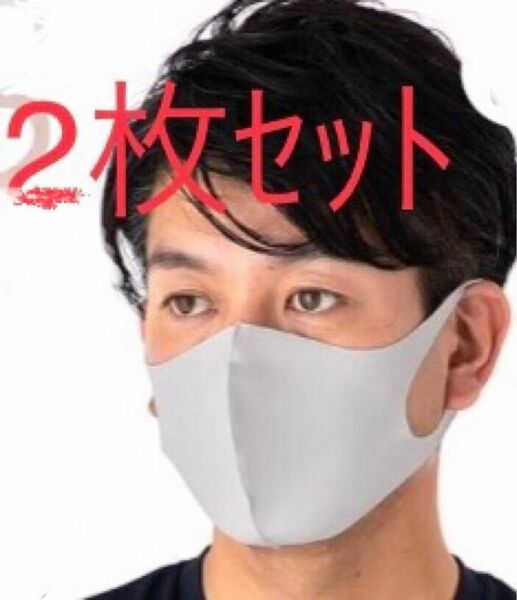 新品未開封　SHINPUR　マスク　ライトグレー　Lサイズ