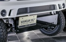 WANGAN357 DA17V DA17W エブリイ ワゴン エブリー バン フロント スキッドバンパー スチール製 黒 ブラック塗装仕上げ品 357C008_画像9