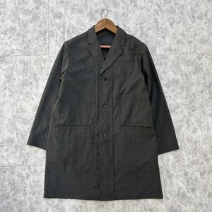 D @ 美品 / 洗礼されたシルエット '日本製' senelier セネリエSTRETCH素材 ショップコート / スプリングコート size1 紳士服 アウター