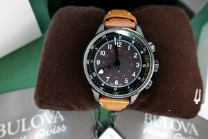 限定値下 新品未使用 BULOVA アキュスイス A-15 米空軍時計 自動巻ETA2824互換8振動セリタSW200 サファイア風防 クロノグラフ 定価15万 #3