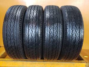 【R314】9.0分山 ブリヂストンV600 195/80R15 107/105L LT 4本