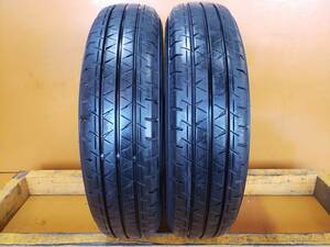 【R315】9.5分山 ヨコハマBLUEARTH-VAN 165/80R14 97/95N LT 2本