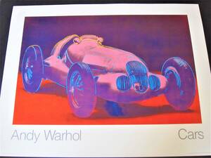 1986年当時物！Andy Warhol 「　Cars　」 アンディ ウォーホル　メルセデス ベンツ　アートポスター　80'sヴィンテージ⑤