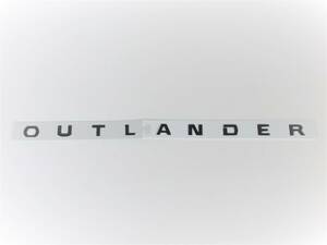 三菱 OUTLANDER アウトランダー ボンネット エンブレム ブラック