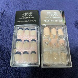 DASHING DIVA MAGICPRESS ネイルチップ 2個セット 未使用 ダッシング ディバ マジックプレス 