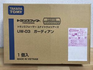 新品未開封 トランスフォーマー ユナイトウォリアーズ UW-03 ガーディアン プロテクトボット 合体戦士 スクランブル合体 タカラトミー レア