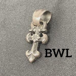 BWL ビルウォールレザー ミディアム セーラー クロス シルバー トップ　ペンダント　ネックレス　十字架