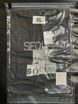 WEEKEND SEQUEL fragment Anti Social Social Club トリプルコラボTee ウィークエンド シークエル ブラック XLサイズ Tシャツ フラグメント_画像3