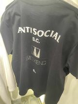 WEEKEND SEQUEL fragment Anti Social Social Club トリプルコラボTee ウィークエンド シークエル ブラック XLサイズ Tシャツ フラグメント_画像2