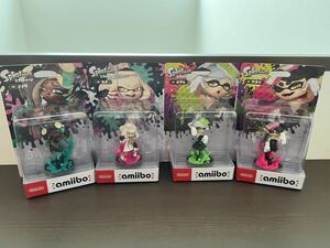 【送料無料！】amiibo スプラトゥーン テンタクルズ　シオカラーズ　ヒメ　イイダ　ホタル　アオリ　4個セット