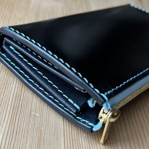 L型ファスナーウォレット【送料無料】手縫い・栃木・レーデルオガワコードバン・カラーオーダー可(メール受付)solorileather.blog.jp