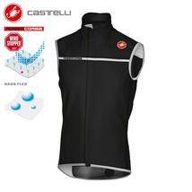 【USED】CASTELLI PERFETTO VEST カステリ ペルフィット 防風 ベスト L ブラック_画像1