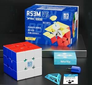 ルービックキューブ RS3M V5スピードキューブ立体パズル磁石搭載
