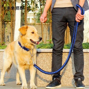 リード　犬　2点セット 大型犬リード　XLサイズ　首輪セット　ハーフチョーク