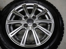 美品 国産 スタッドレス 4H-100 185/60R15 フィット アクア ヤリス ノート デミオ ヴィッツ bB キューブ スイフト PCD100 バリ溝 2020年製_画像5