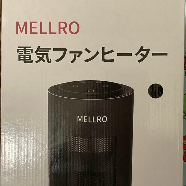 【新品未開封】MELLRO ヒーター セラミックヒーター 自動首振り 電気ストーブ リモコン付