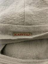 KAPITAL WOOL LOOP NOSLEEVE カットソー サイズ1 GRAY キャピタル ウール変則ノースリーブカットソー タンクトップ_画像3