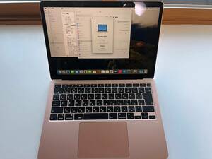 Apple MacBook Air M1 2020 A2337 13.3インチ 16GB 512GB 充放電回数 17回 最大容量 98% ゴールド