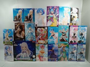 ☆2個口 【未開封】リゼロ フィギュア 21点 まとめ売り A賞 エミリア アートスケールフィギュア/エルザ/レム/ラム/エキドナ [14-2］No.9087